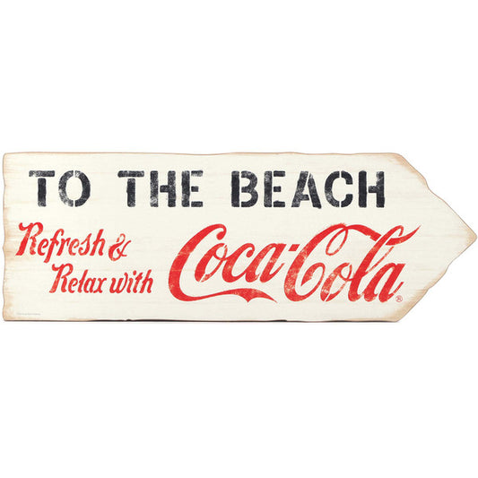 Coca-Cola To The Beach Wood Decor