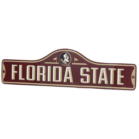Florida State University Seminoles Metal Street Sign